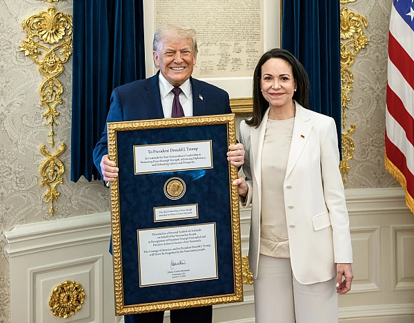 Trump și-a îndeplinit visul: a primit Premiul Nobel pentru Pace. Casa Albă confirmă că păstrează medalia oferită de María Corina Machado